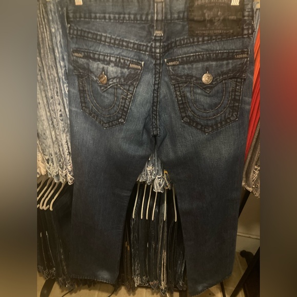 SOLD! True Religion 🇺🇸 Ricky Super T Rare Black Retail Patch size 32x34 EUC - Picture 9 of 11